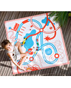 Deuz Tapikid Playmat Race - 100% Organic Cotton - Red Playmats