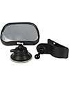 Ding Baby 2-in-1 Rearview Mirror - Black - 360 Degree View Car Seat Accessories