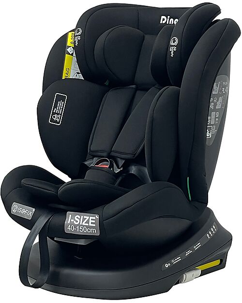 Ding Baby Aiden I-Size Car Seat - Black - GR 0+/1/2/3 Car Seats Group 0+/1