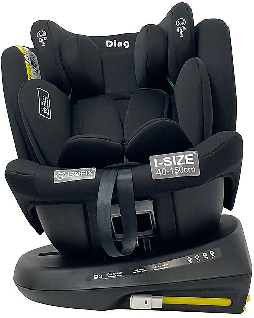 Ding Baby Aiden I-Size Car Seat - Black - GR 0+/1/2/3 Car Seats Group 0+/1