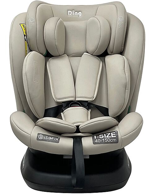 Ding Baby Aiden I-Size Car Seat - Sand - GR 0+/1/2/3 Car Seats Group 0+/1