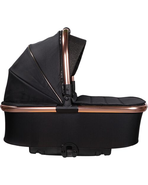 Ding Baby Amigo Carrycot - 0/9 Months - Black/Rosé Pram Systems