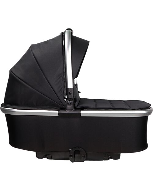 Ding Baby Amigo Carrycot - 0/9 Months - Black/Silver Pram Systems