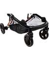 Ding Baby Amigo Tandem Duo Stroller - Black/Rosé Double Pushchairs