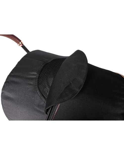 Ding Baby Amigo Tandem Duo Stroller - Black/Rosé Double Pushchairs