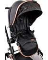 Ding Baby Amigo Tandem Duo Stroller - Black/Rosé Double Pushchairs