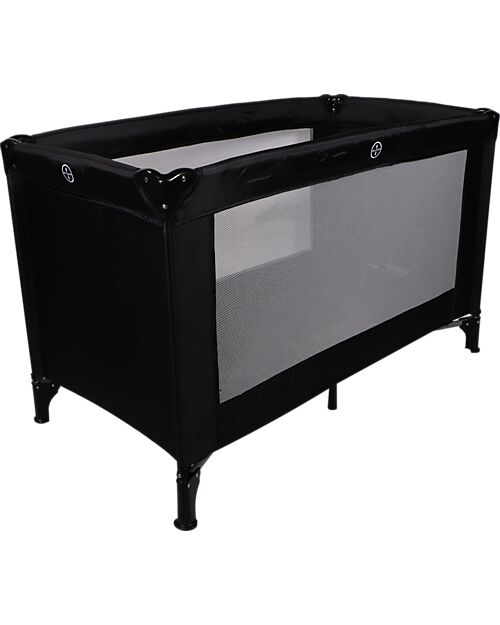 Ding Baby Basic Travel Cot 0/3 Years Old - Black - Easy Folding and Unfolding Travel Cots