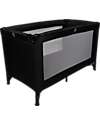 Ding Baby Basic Travel Cot 0/3 Years Old - Black - Easy Folding and Unfolding Travel Cots