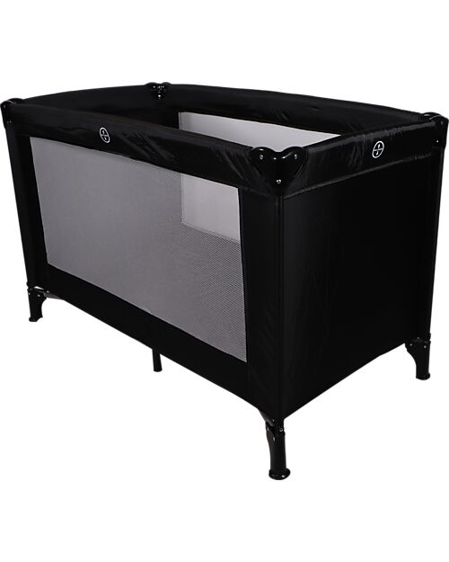 Ding Baby Basic Travel Cot 0/3 Years Old - Black - Easy Folding and Unfolding Travel Cots