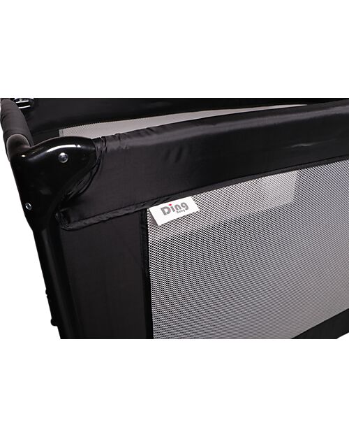 Ding Baby Basic Travel Cot 0/3 Years Old - Black - Easy Folding and Unfolding Travel Cots