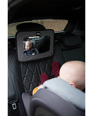 Ding Baby Car Mirror for Newborn - Grey Car Seat Accessories