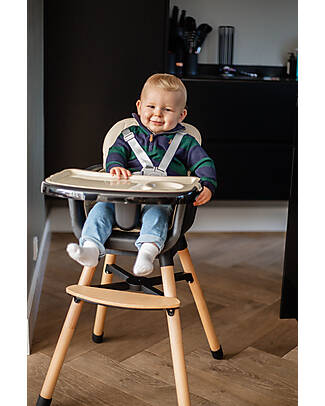 Ding Baby Daily Wooden High Chair - Beige High Chairs