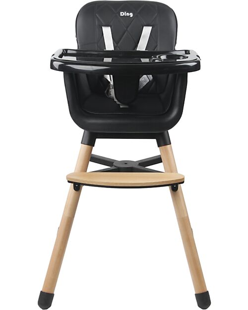Ding Baby Daily Wooden High Chair - Black High Chairs