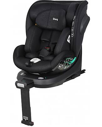 Ding Baby Fynn I-Size 360° Car Seat - Black - GR 0+/1/2/3 Car Seats Group 0+/1
