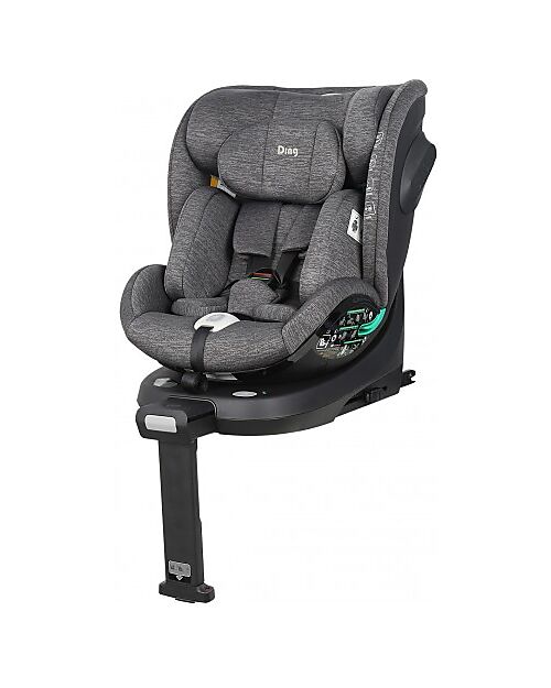Ding Baby Fynn I-Size 360° Car Seat - Grey - GR 0+/1/2/3 Car Seats Group 0+/1