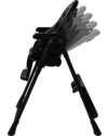 Ding Baby Laze High Chair - Black - From birth to 3 Years High Chairs