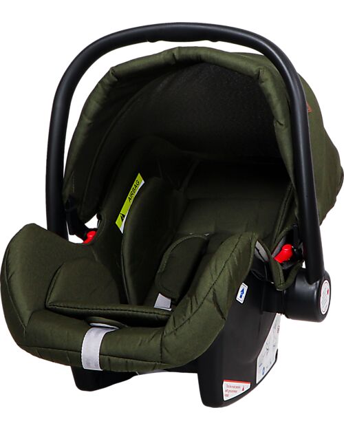 Ding Baby Liam Stroller 3 in 1 - Black/Forest Green Trio and Duo Strollers