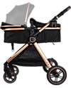Ding Baby Liam Stroller 3 in 1 - Black/Rosé Trio and Duo Strollers