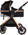 Ding Baby Liam Stroller 3 in 1 - Black/Rosé Trio and Duo Strollers