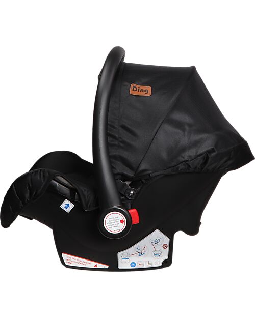 Ding Baby Liam Stroller 3 in 1 - Black/Rosé Trio and Duo Strollers