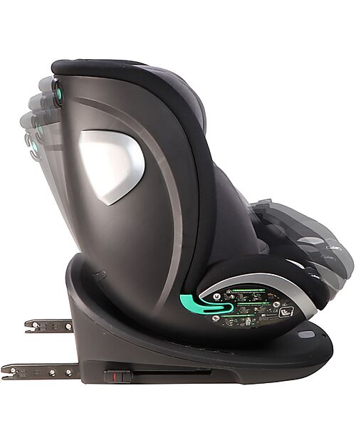 Ding Baby Mace I-Size 360° Car Seat - Black and Grey - GR 0+/1/2/3 Car Seats Group 0+/1