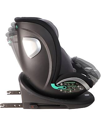Ding Baby Mace I-Size 360° Car Seat - Black and Grey - GR 0+/1/2/3 Car Seats Group 0+/1