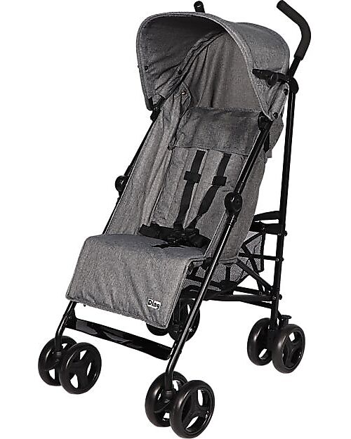 Ding Baby OUTLET - Gogo Stroller from 6 Months - Grey - Easy Foldable Lights Strollers