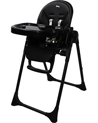 Ding Baby OUTLET Laze High Chair - Black - From birth to 3 Years High Chairs