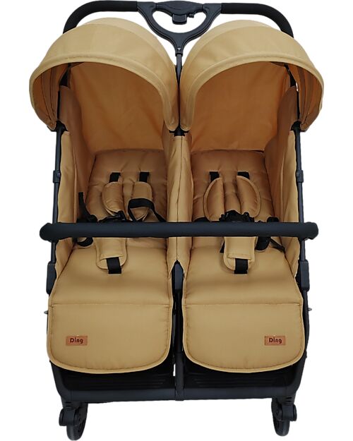 Ding Baby OUTLET Stroller - Duo Buggy - Mellizo - Camel Double Pushchairs