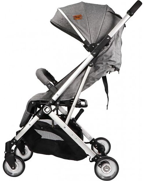 Ding Baby OUTLET - Vivo Stroller - Grey/Silver - Adjustable Backseat - Up to 22kg Lights Strollers