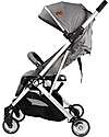 Ding Baby OUTLET - Vivo Stroller - Grey/Silver - Adjustable Backseat - Up to 22kg Lights Strollers