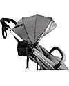 Ding Baby OUTLET - Vivo Stroller - Grey/Silver - Adjustable Backseat - Up to 22kg Lights Strollers