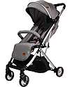 Ding Baby OUTLET - Vivo Stroller - Grey/Silver - Adjustable Backseat - Up to 22kg Lights Strollers
