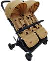 Ding Baby Stroller - Duo Buggy - Mellizo - Camel Double Pushchairs