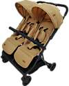 Ding Baby Stroller - Duo Buggy - Mellizo - Camel Double Pushchairs