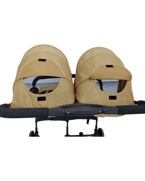 Ding Baby Stroller - Duo Buggy - Mellizo - Camel Double Pushchairs