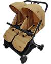 Ding Baby Stroller - Duo Buggy - Mellizo - Camel Double Pushchairs