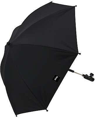 Ding Baby Stroller Umbrella - Black - Protects from Sun and Rain Parasol