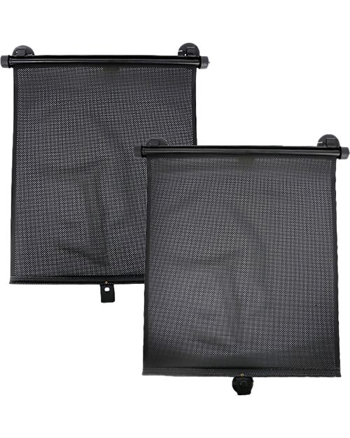 Ding Baby Sun Shades for Car - Black - Retractable System Car Seat Accessories