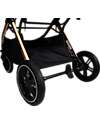 Ding Baby Trio Juna Stroller Carry Cot and Car Seat  - Black/Rosé - The Carry Cot Turns into a Stroller Seat Trio and Duo Strollers