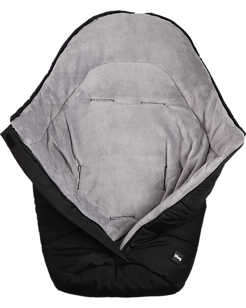 Ding Baby Universal Footmuff for Stroller Deluxe - Black - Waterproof Footmuffs