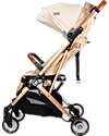 Ding Baby Vivo Stroller - Beige/Rosé - Adjustable Backseat - Up To 22kg Lights Strollers