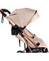 Ding Baby Vivo Stroller - Beige/Rosé - Adjustable Backseat - Up To 22kg Lights Strollers