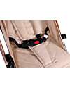 Ding Baby Vivo Stroller - Beige/Rosé - Adjustable Backseat - Up To 22kg Lights Strollers