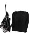 Ding Baby Vivo Stroller - Black/Black - Adjustable Backseat - Up to 22kg Lights Strollers