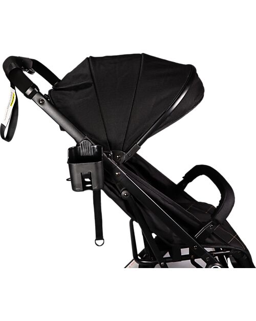 Ding Baby Vivo Stroller - Black/Black - Adjustable Backseat - Up to 22kg Lights Strollers