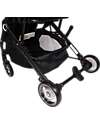 Ding Baby Vivo Stroller - Black/Black - Adjustable Backseat - Up to 22kg Lights Strollers