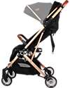 Ding Baby Vivo Stroller - Black/Rosé - Adjustable Backseat - Up To 22kg Lights Strollers