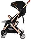 Ding Baby Vivo Stroller - Black/Rosé - Adjustable Backseat - Up To 22kg Lights Strollers