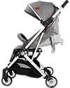 Ding Baby Vivo Stroller - Grey/Silver - Adjustable Backseat - Up to 22kg Lights Strollers